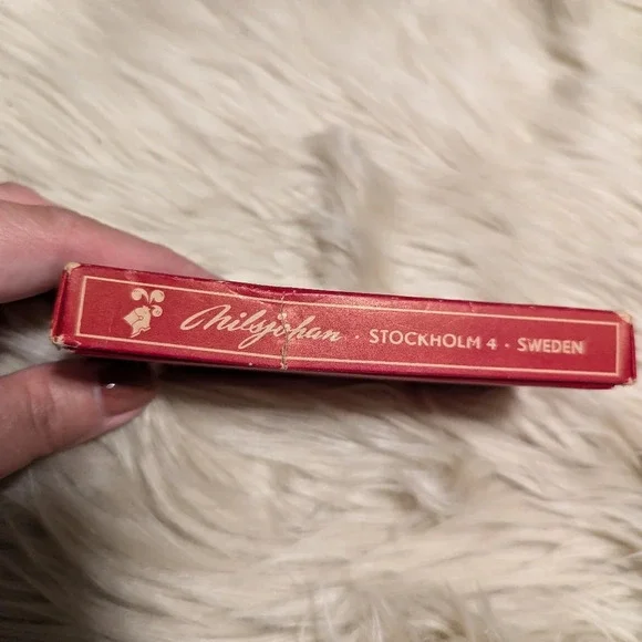 Vintage Nils Johan Sweden Stockholm Silverplate 2 Cocktail Forks in box - Picture 2 of 3